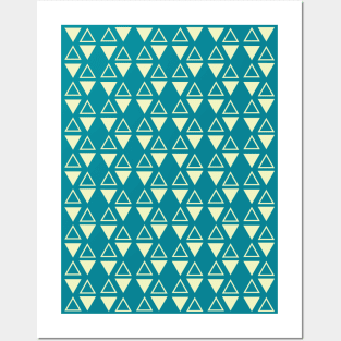 Triangle Seamless Pattern 009#002 Posters and Art